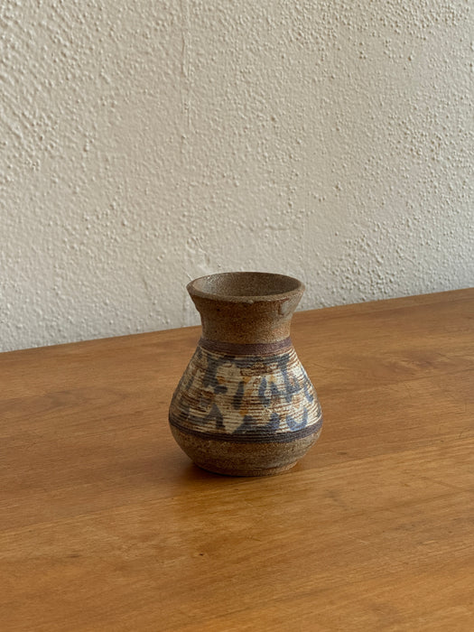 Petite Vase With Blue Decorations