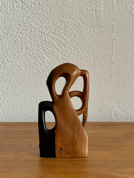 Biomorphic Wood Sculpture