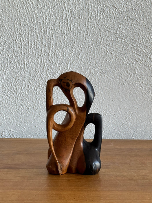 Biomorphic Wood Sculpture
