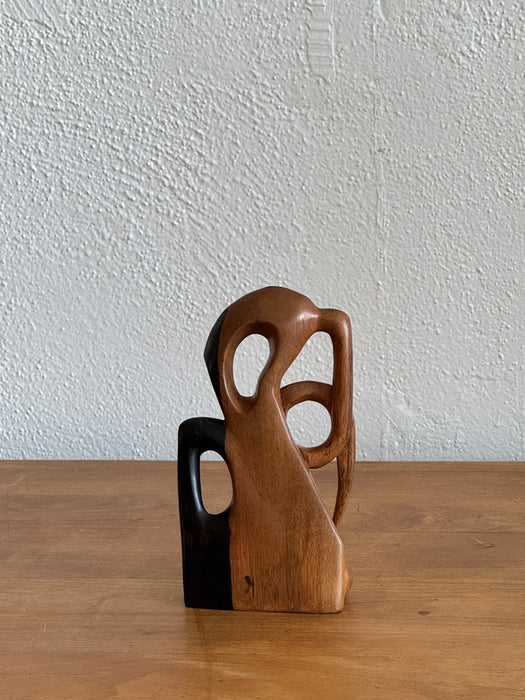 Biomorphic Wood Sculpture