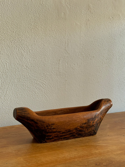 Extra Large Wood Dugout Bowl