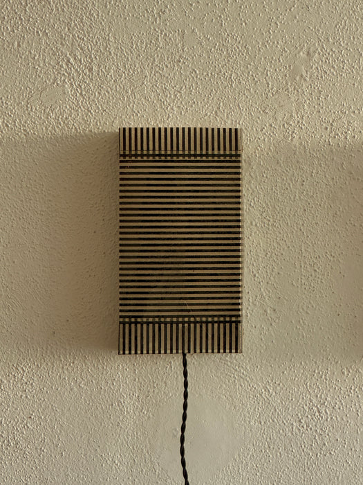 Striped Rectangle Sconce - L