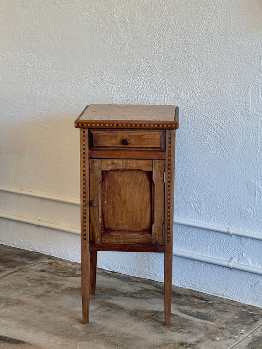 Side Table With Cantera Stone