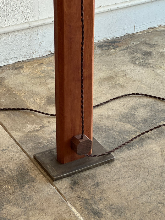 Standing Lamp With Hide Shade