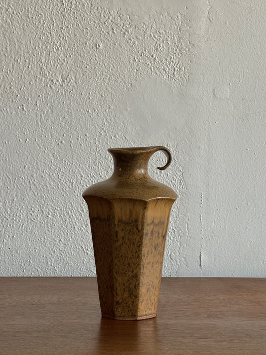 Octagonal Ceramic Pitcher