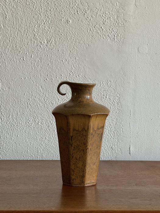 Octagonal Ceramic Pitcher
