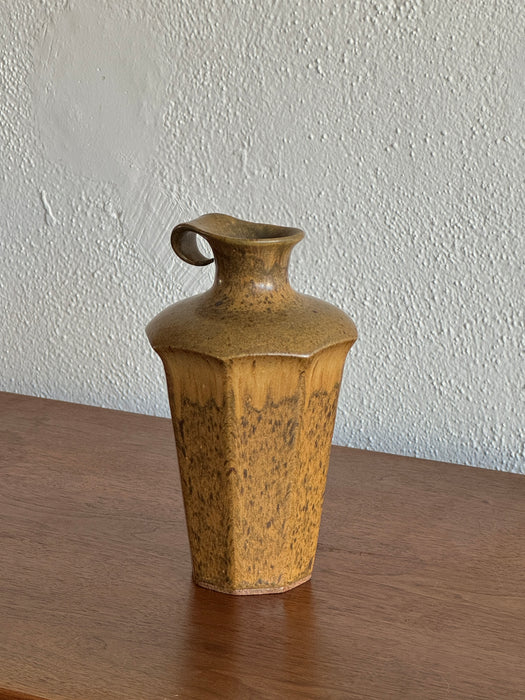 Octagonal Ceramic Pitcher