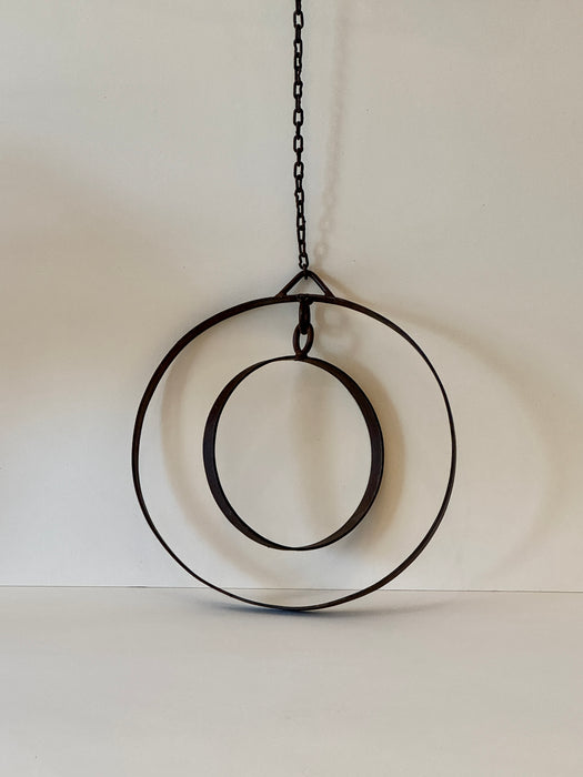 Hanging Kinetic Steel Sculpture