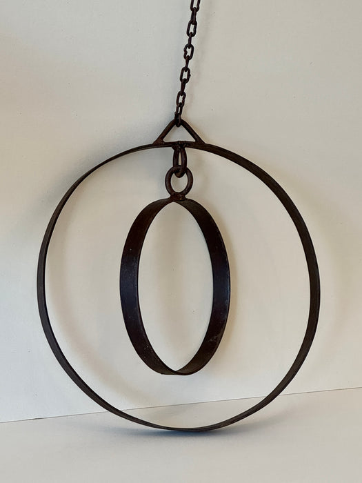 Hanging Kinetic Steel Sculpture