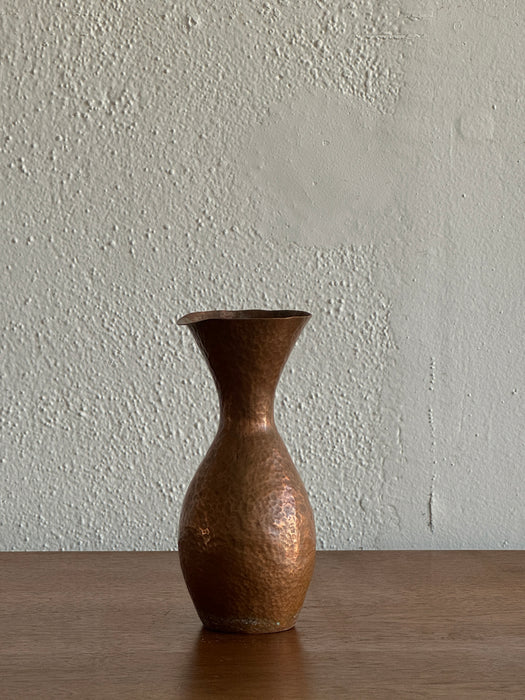 Small Hammered Copper Vase