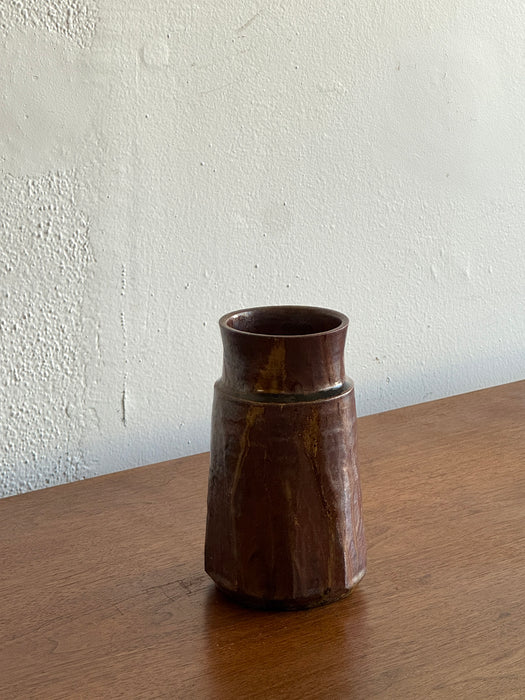 Vase With Rust Glaze