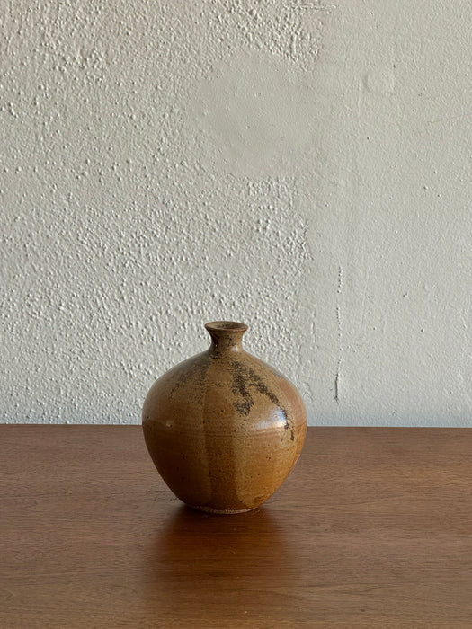Tan And Brown Vase