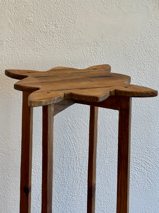 Pine Pedestal Shelf