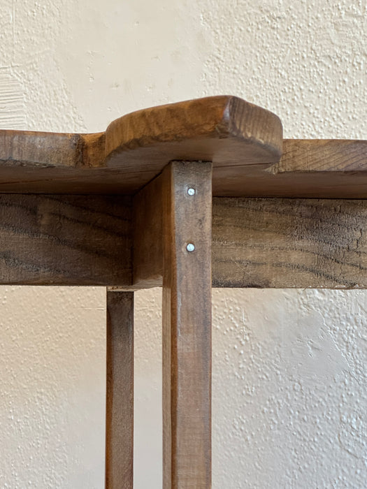 Pine Pedestal Shelf