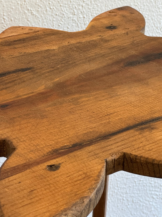 Pine Pedestal Shelf