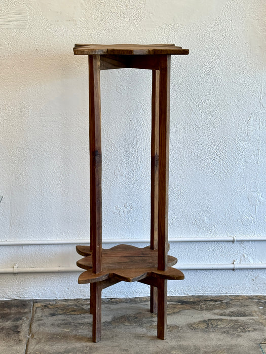 Pine Pedestal Shelf
