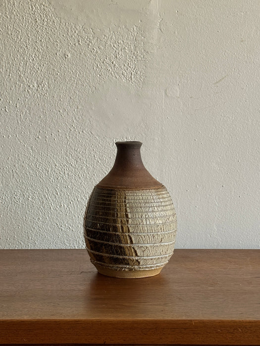 J.S Stoneware Vase