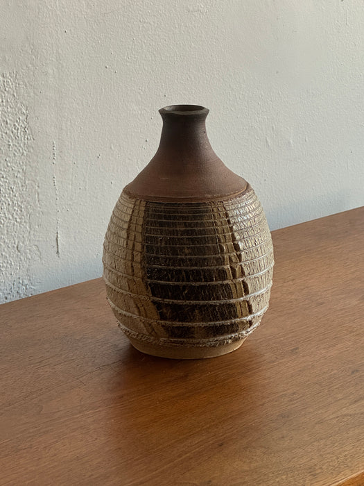 J.S Stoneware Vase