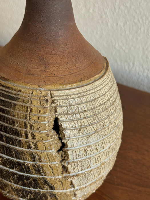 J.S Stoneware Vase