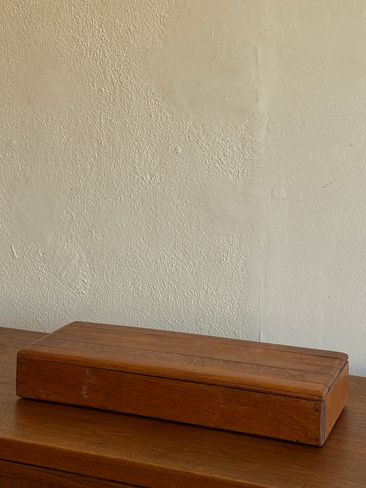 Slatted Box With Hinged Lid