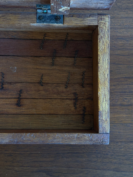 Slatted Box With Hinged Lid