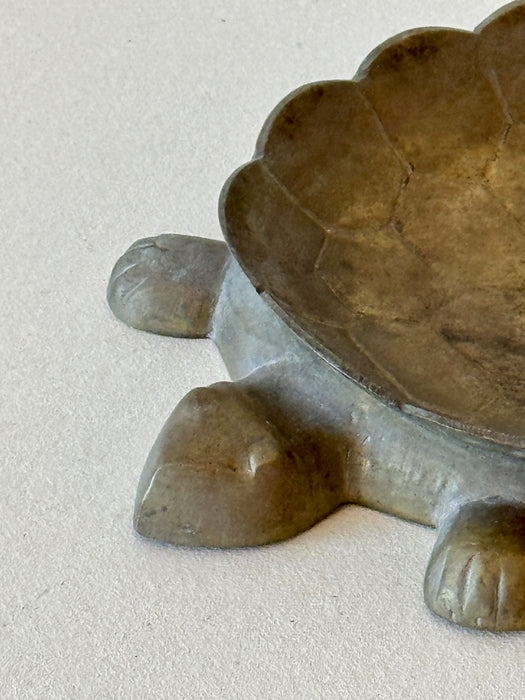 Brass Turtle Dish