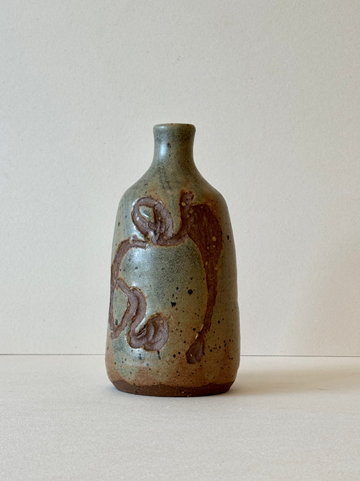Green Motif Ceramic Vase