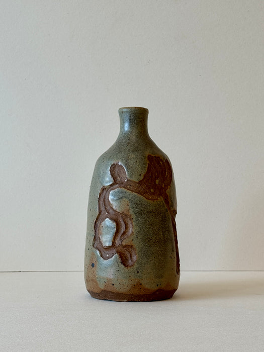 Green Motif Ceramic Vase