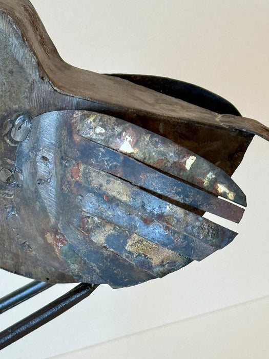 Metal Bird Sculpture