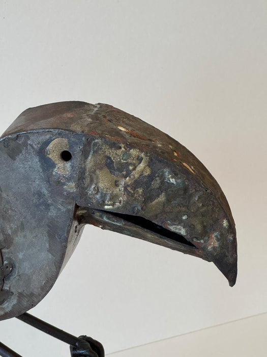 Metal Bird Sculpture