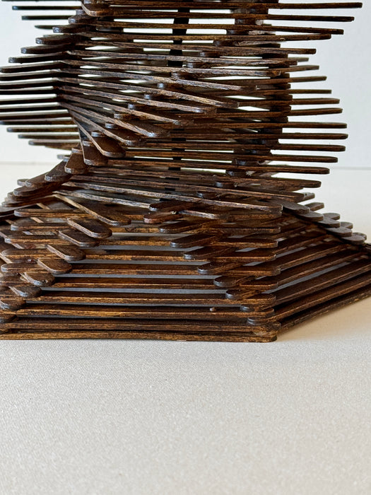 Stick Folk Art Lamp