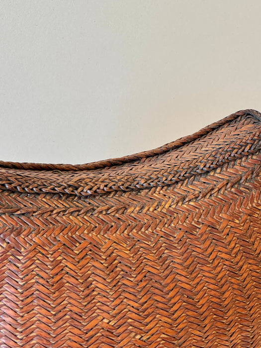 Woven Basket With Cover