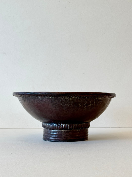 Clay Pedestal Bowl