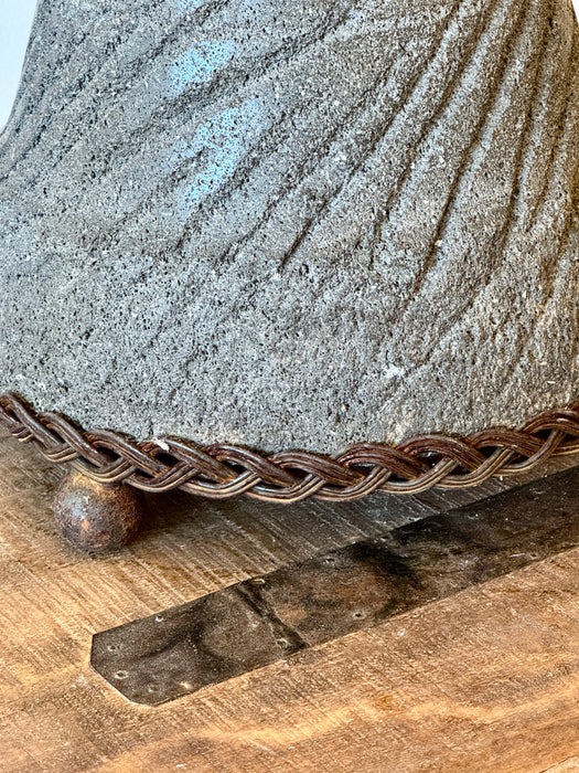Stone Candleholder Sculpture