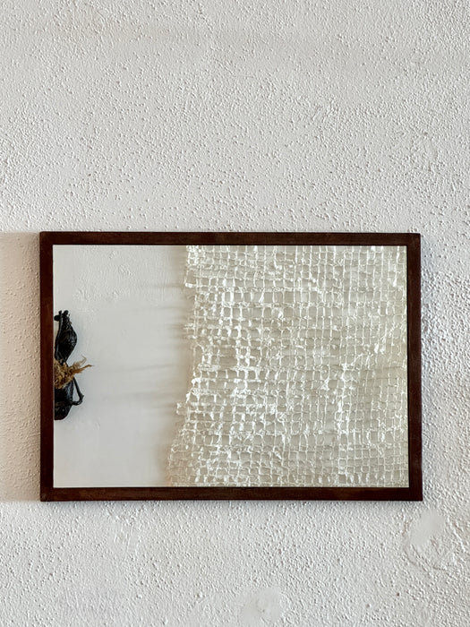Patinated Steel Mirror
