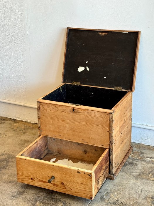 Early Chest With Drawer