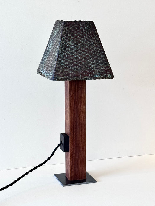 Quadrato Lamp WIth Copper Shade