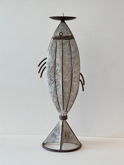 Abstract Sculptural Fish Candleholder