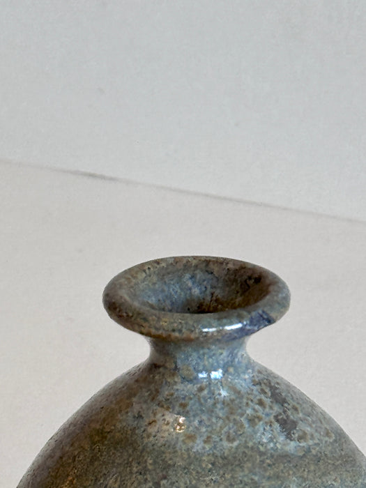 Petite Green Glaze Bud Vase