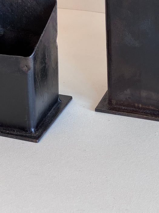 Steel Vases
