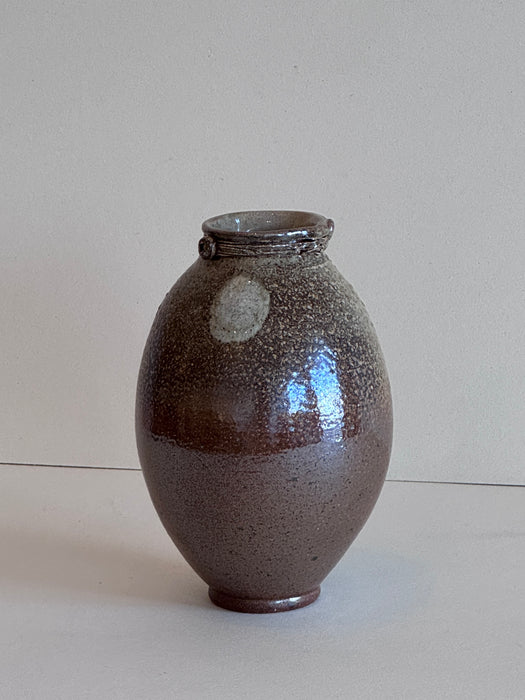 Stoneware Vase With High Gloss Glaze