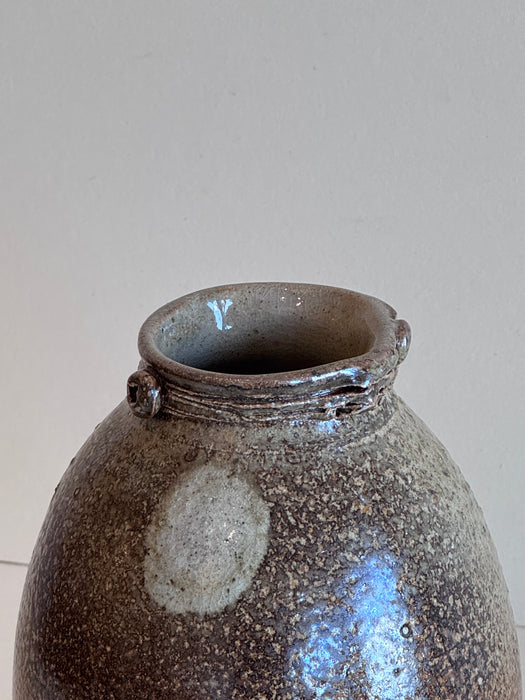 Stoneware Vase With High Gloss Glaze