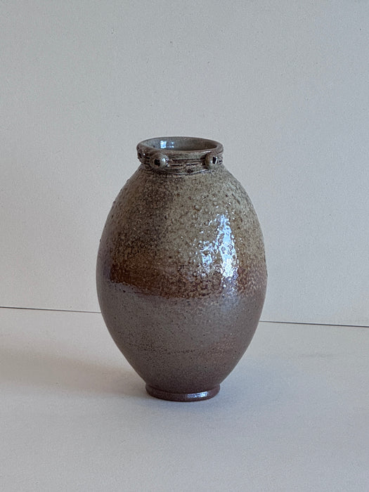 Stoneware Vase With High Gloss Glaze