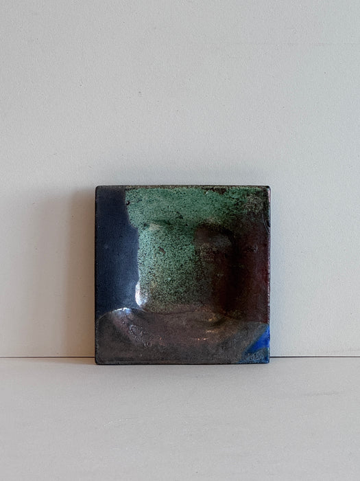 Square Raku Dish