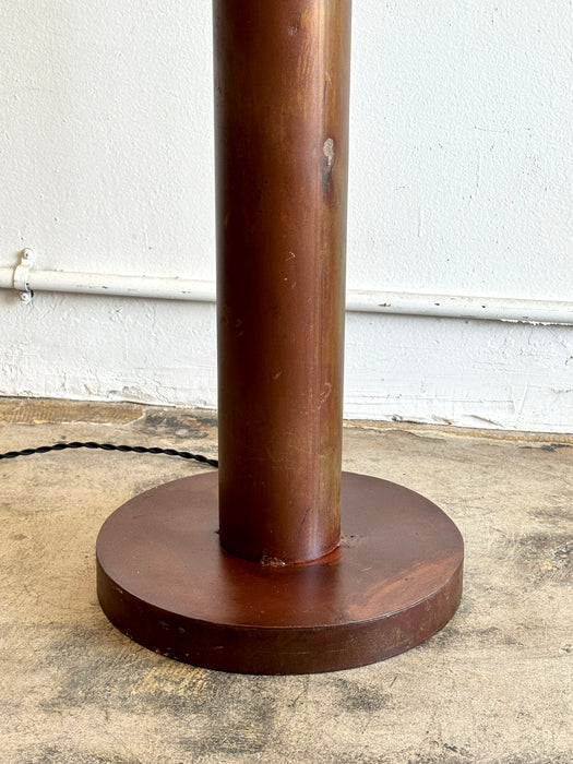 Tall Metal Column Floor Lamp