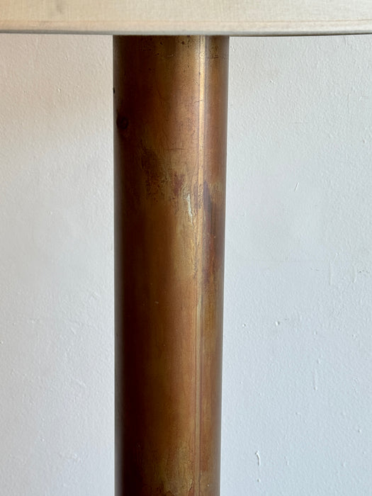 Tall Metal Column Floor Lamp