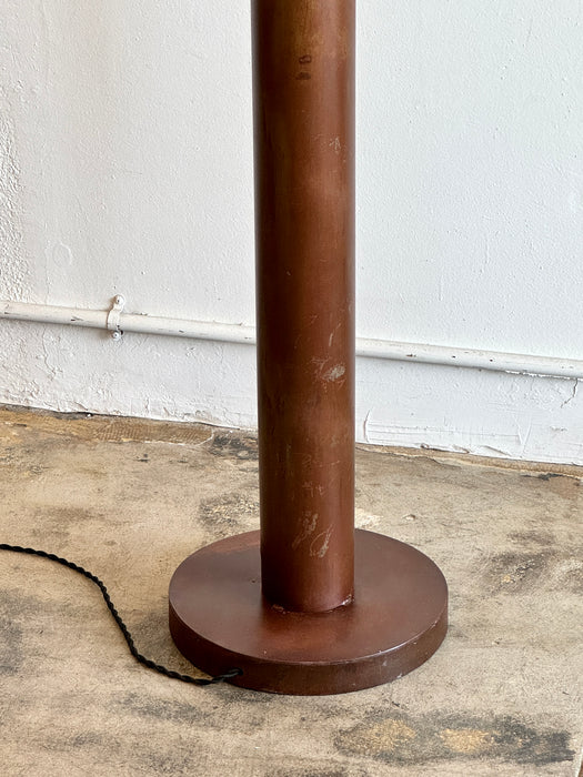 Tall Metal Column Floor Lamp