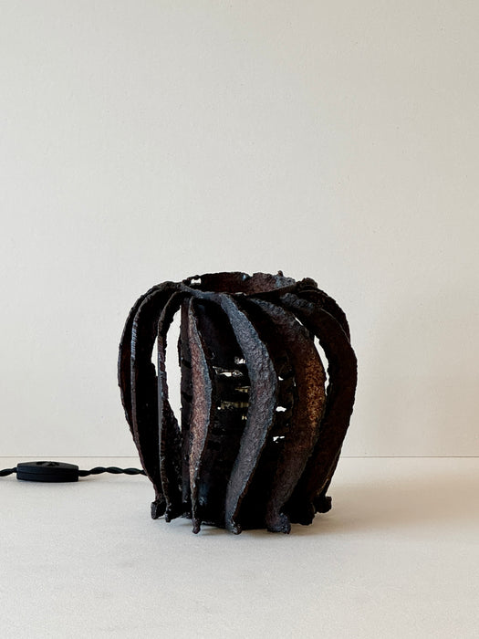 Steel Spiral Table Lamp