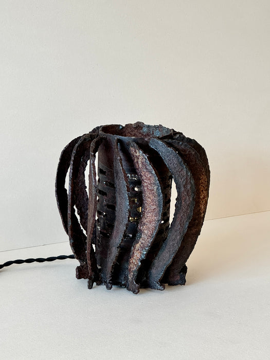 Steel Spiral Table Lamp