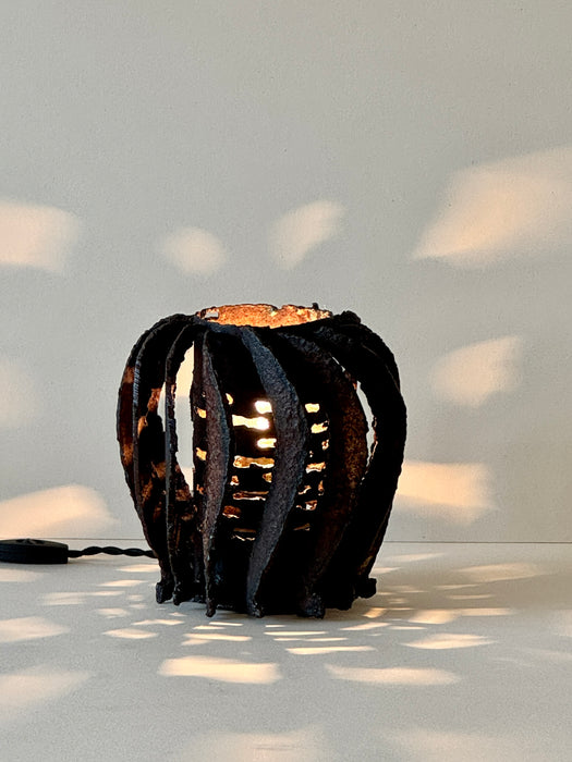 Steel Spiral Table Lamp